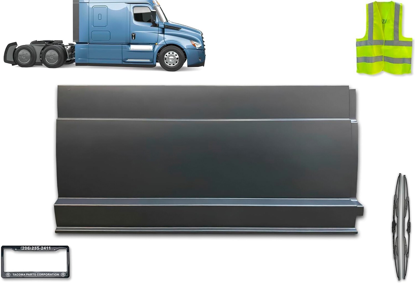 Middle Fairing Skirt Panel Right Passenger Side For Freightliner Cascadia 2018+