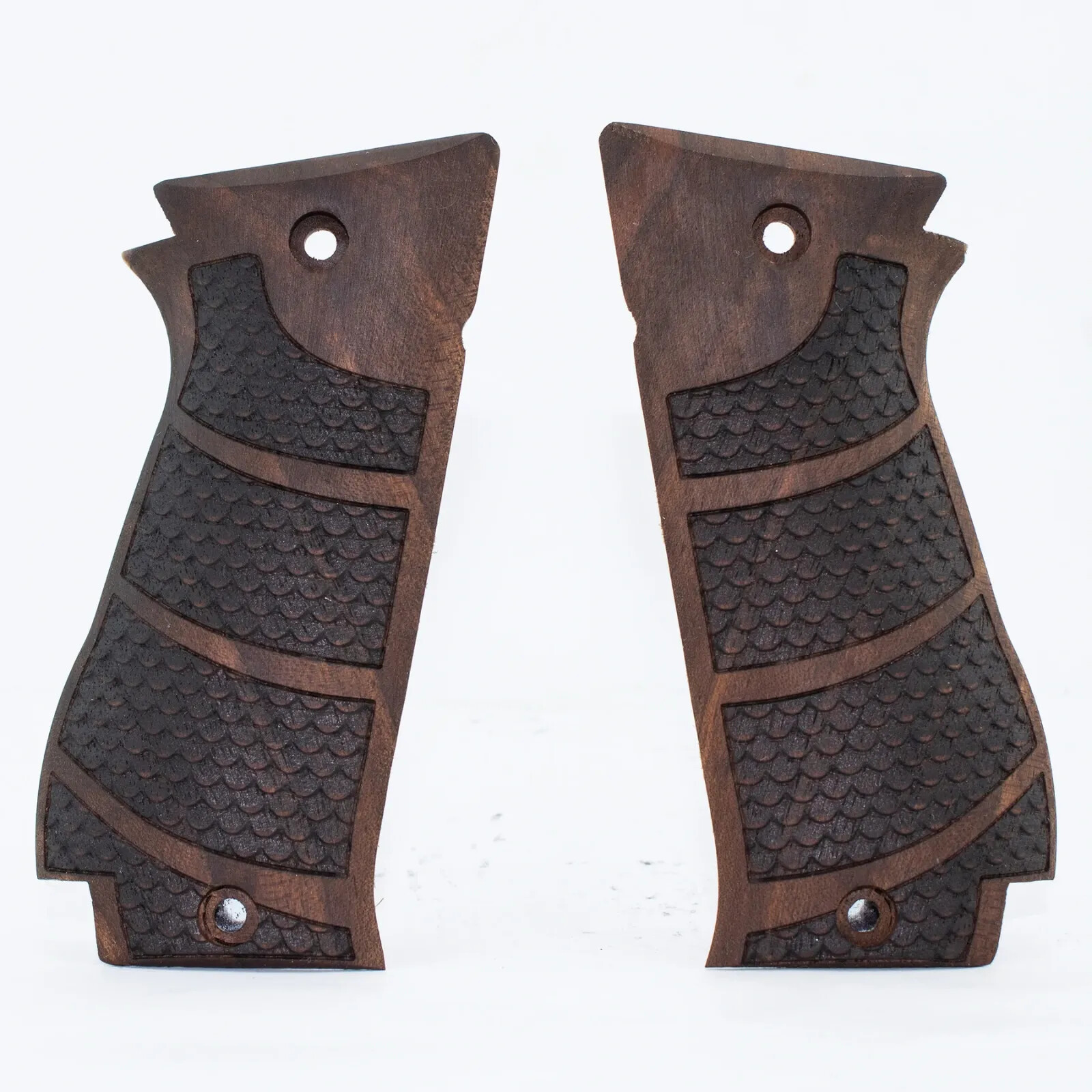 Sar Arms K245 K2 45  Grips Sarsilmaz Turkish Walnut Wood Handle Set Checkered