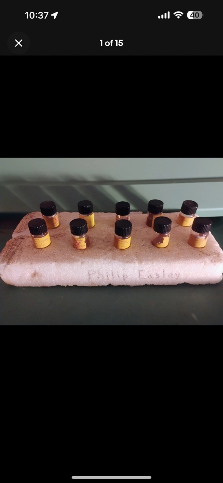 Bio-Rad Radioactive Controls Vintage Specimens