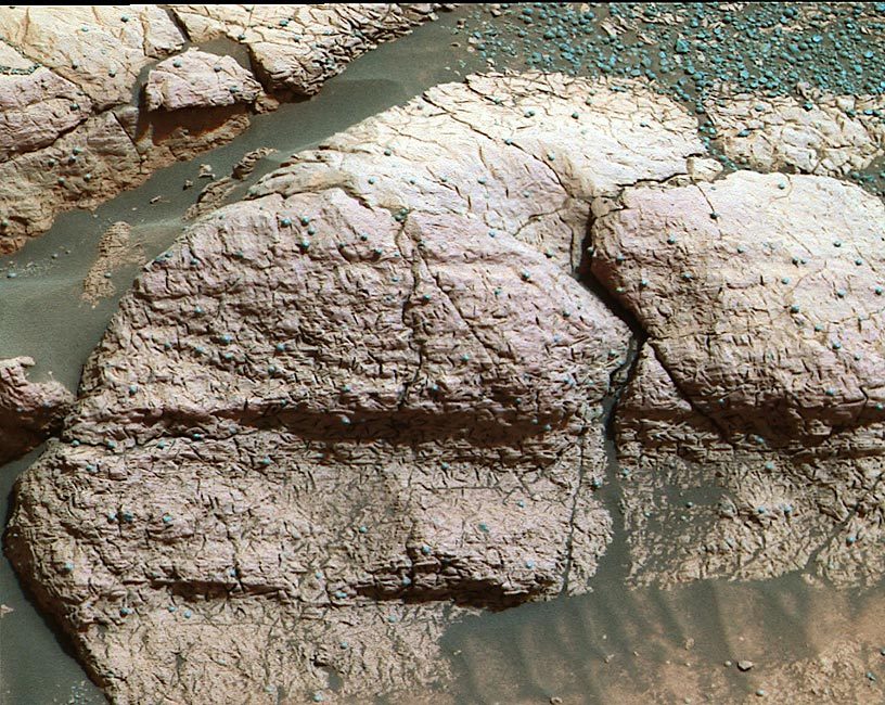 EL CAPITAN ROCK FORMATION FROM MARS ROVER NASA 8x10 GLOSSY PHOTO PRINT