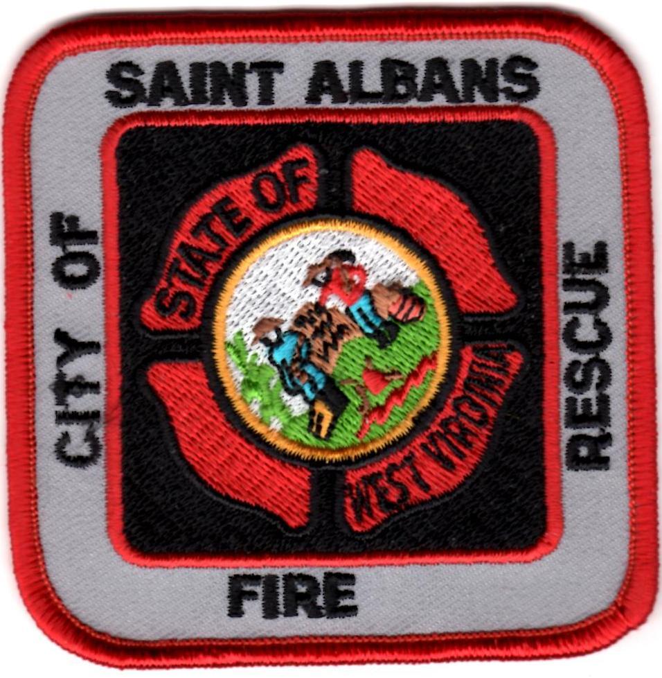 City of Saint Albans Fire Rescue Firefighter Patch NEW!!