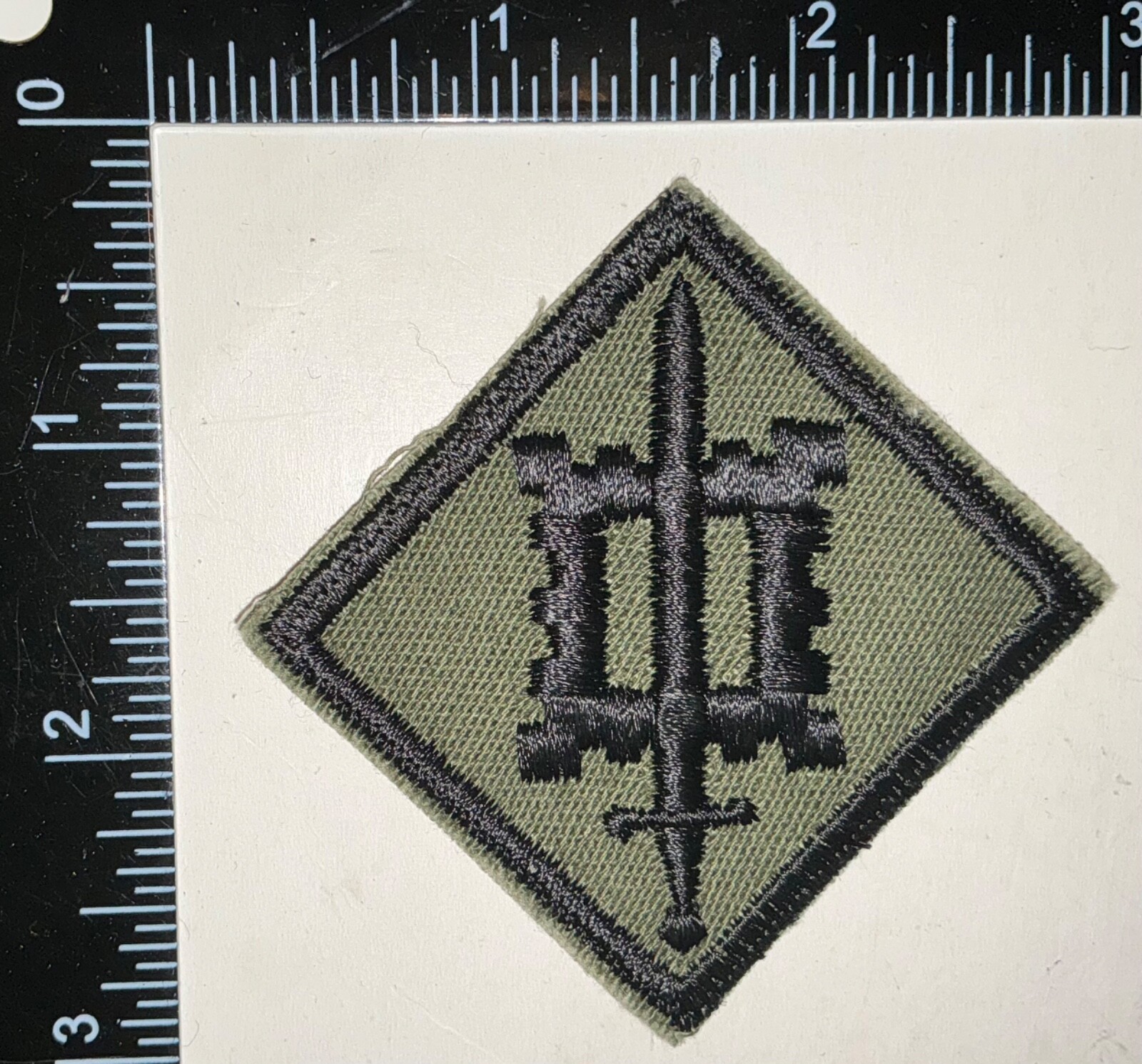 Vietnam War US Army 18th Engineer Brigade US Made TROPICAL TWILL Patch