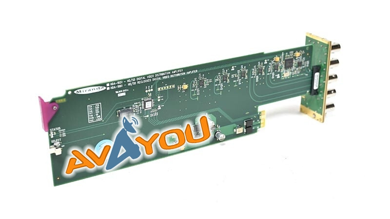 Miranda GV HDA-1861 HD/SD/ASI Video Distribution Amplifier DA 1x9 with EQ - DRP
