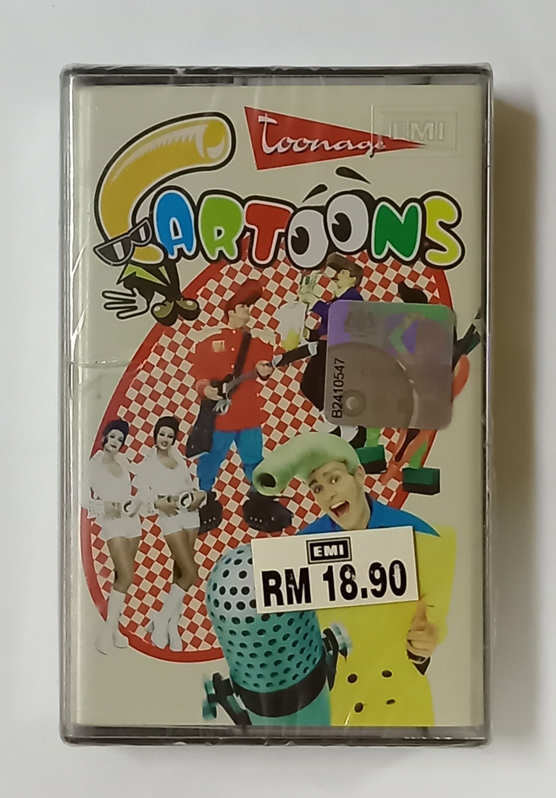 Toonage by Cartoons Rare 1998 Danish EMI Malaysia Cassette Brand New Sealed