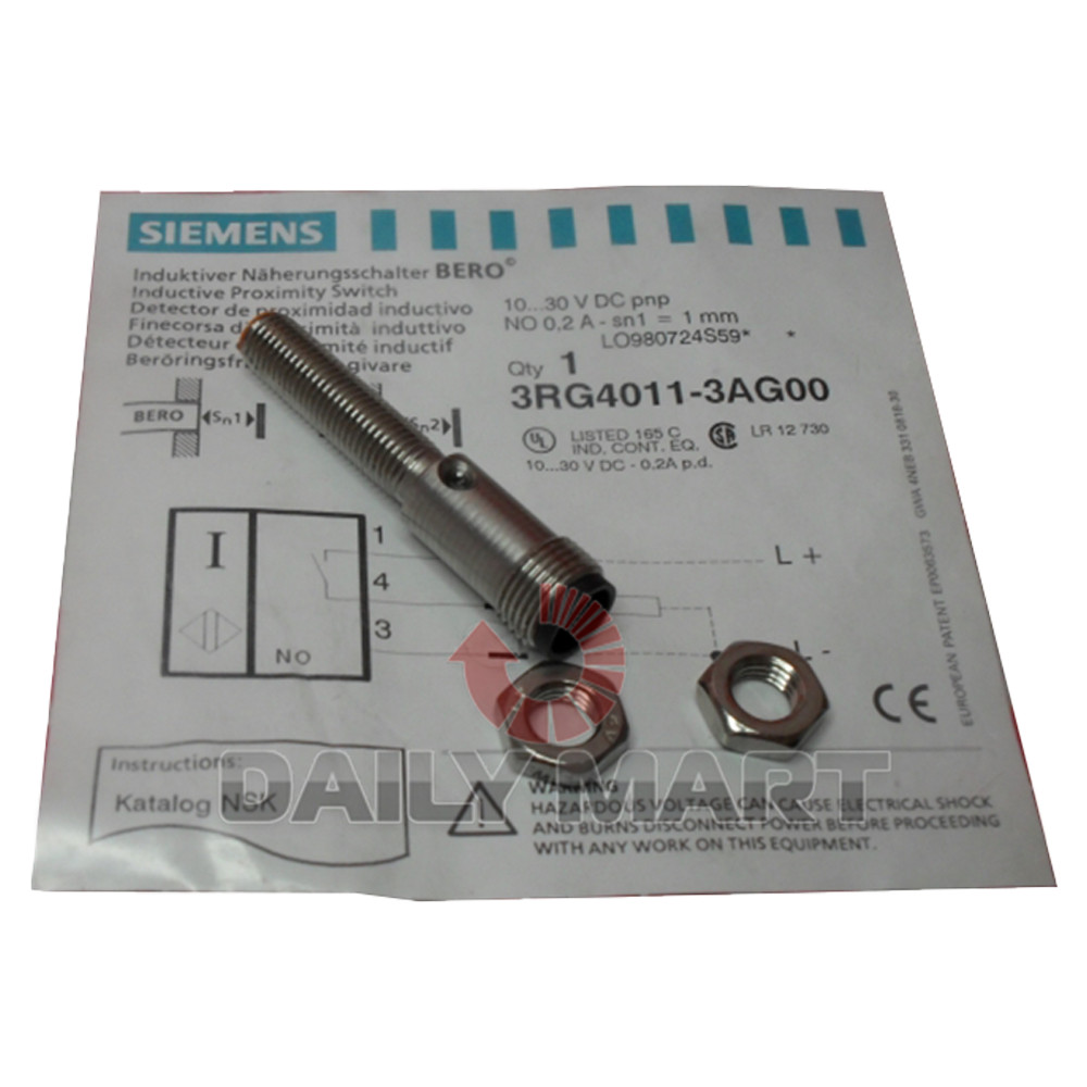 New In Box SIEMENS 3RG4011-3AG00 Proximity Sensor 10-30VDC