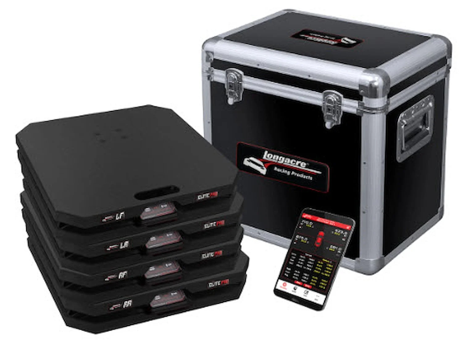 Longacre Racing 52-82715 Elite Pro Wireless Single-Load Cell Scales 1500 lb.