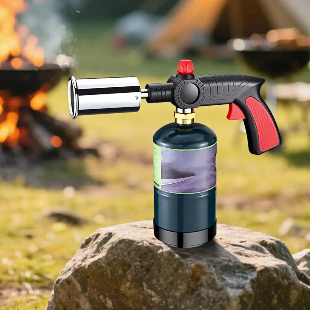 Powerful Propane Torch Gun Kitchen Cooking Searing Charcoal Camp Fire Starter US