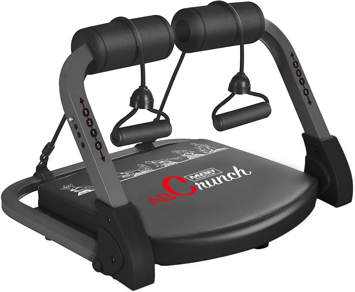 Fitlaya Fitness-abs exercise equipment ab machine for Abs and Total BLACK