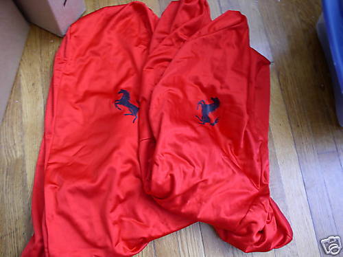 OEM Ferrari Satin Seat Covers 550 308 328 348 355 360 430 Testarossa Mondial NEW