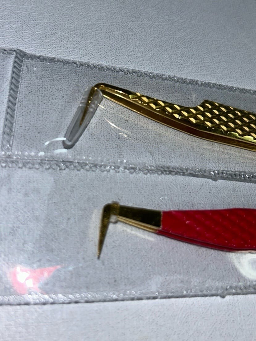 2 New Afro Winx Eyelash Extension Tweezers with Grip Volume and Isolation