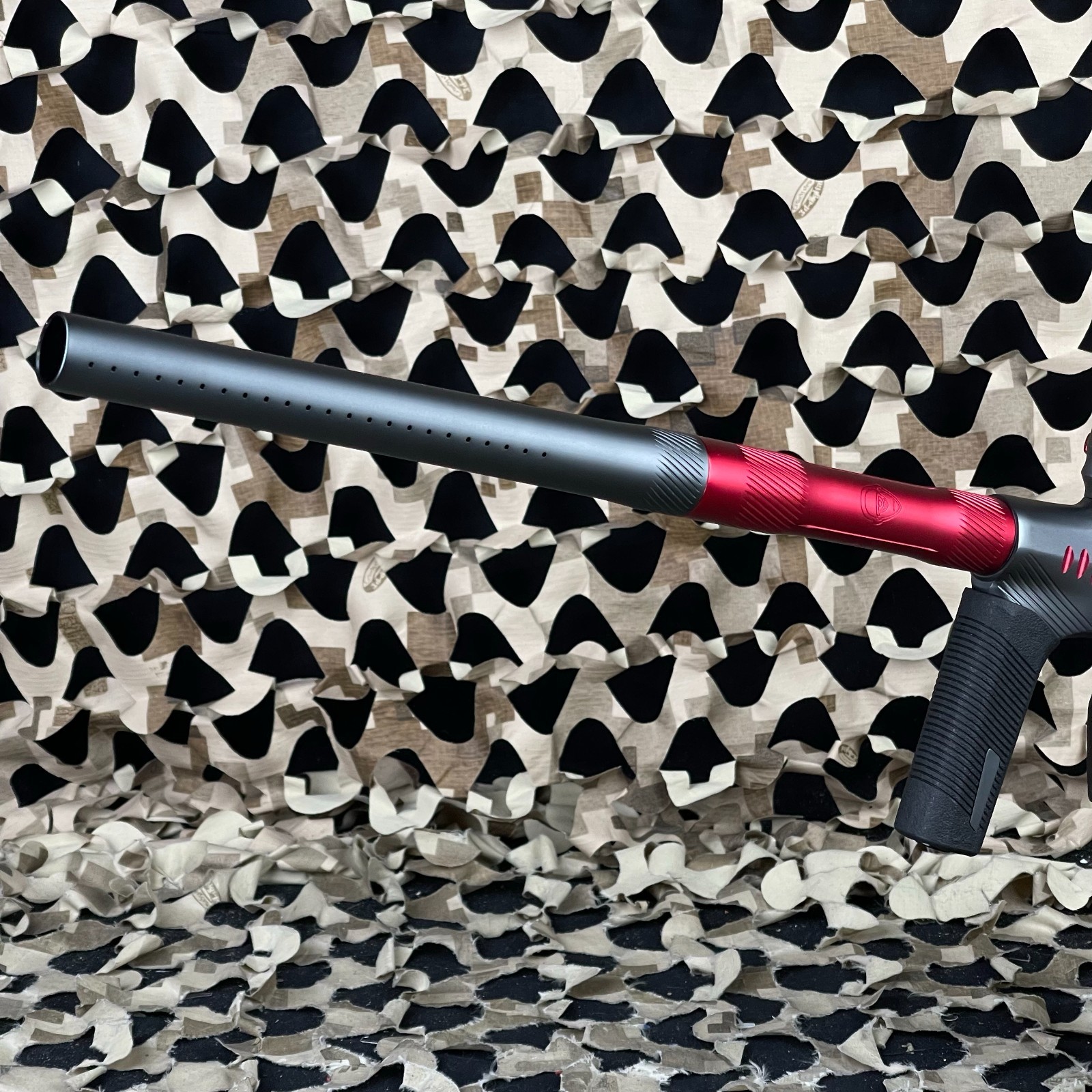 NEW Method DLX Shocker Era Paintball Gun - Gray/Red