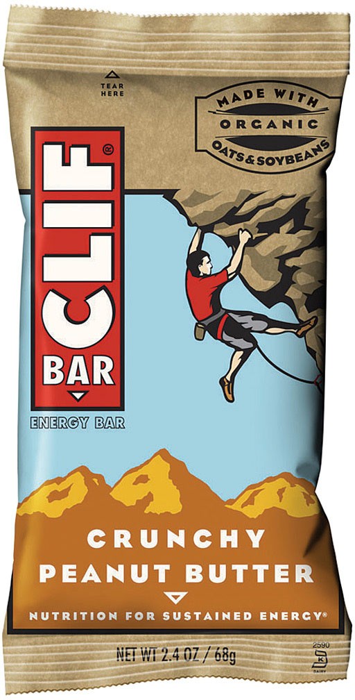 Clif Bar Crunchy Peanut Butter Energy Bars - Sustained Carbohydrate, Protein,