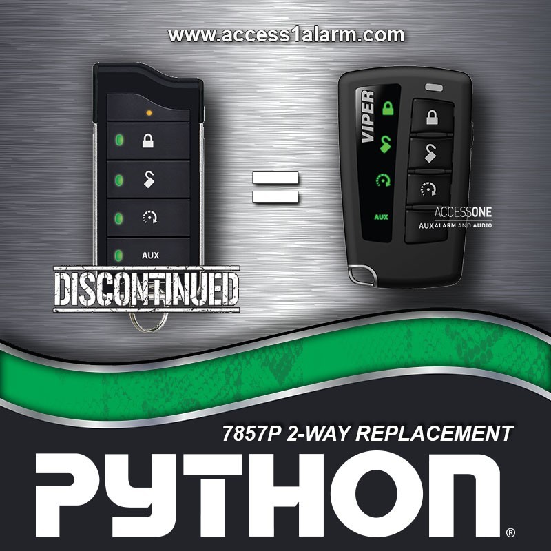 Python 7857P 2-Way LED Remote Control Replacement NEW FOR 2025 The Viper 7858V