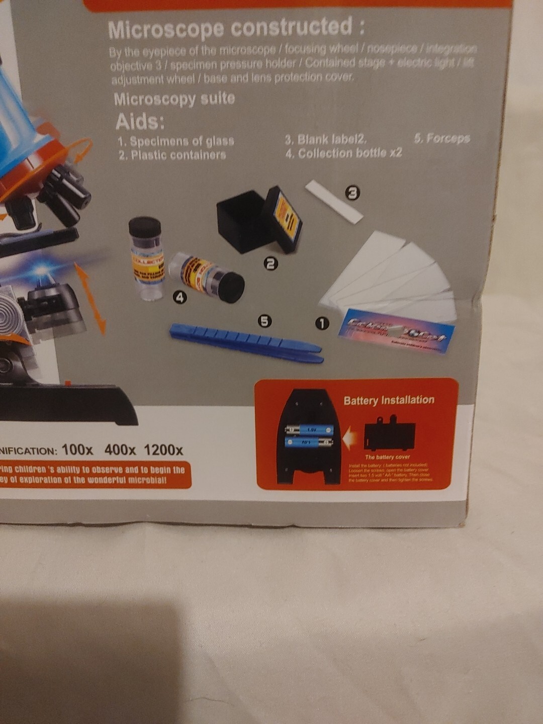 PBOX Microscope Educational Microscope Series Science Beginners Microscope New