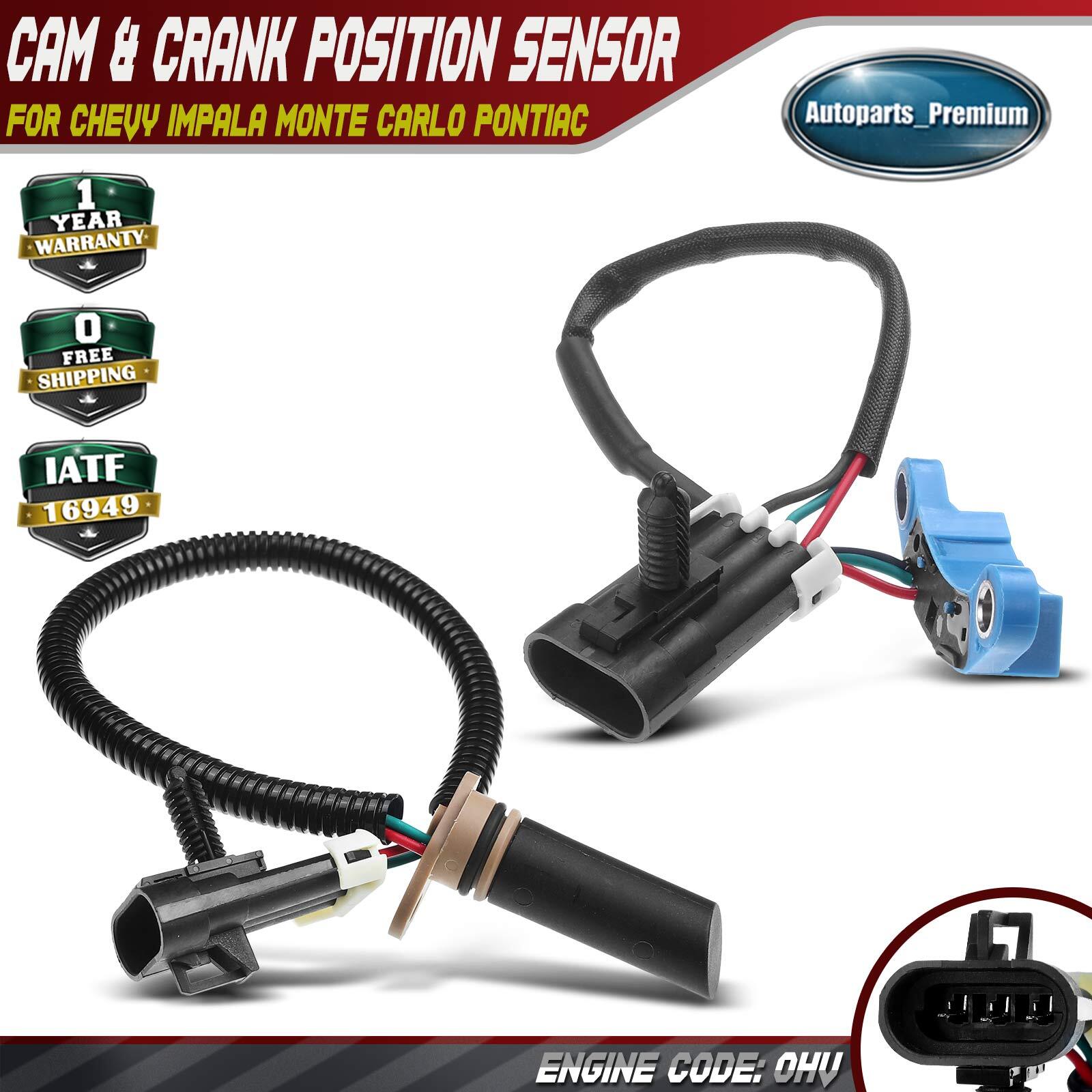 Camshaft & Crankshaft Position Sensor for Chevy Impala 00-02 Monte Carlo Pontiac