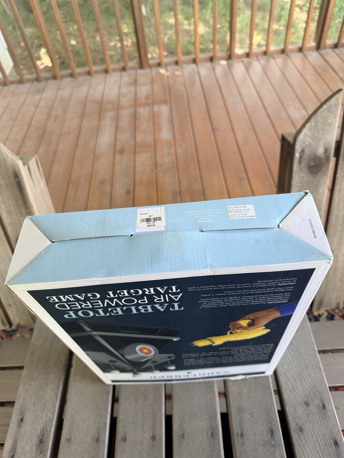 Tabletop Air-Powered Target Game