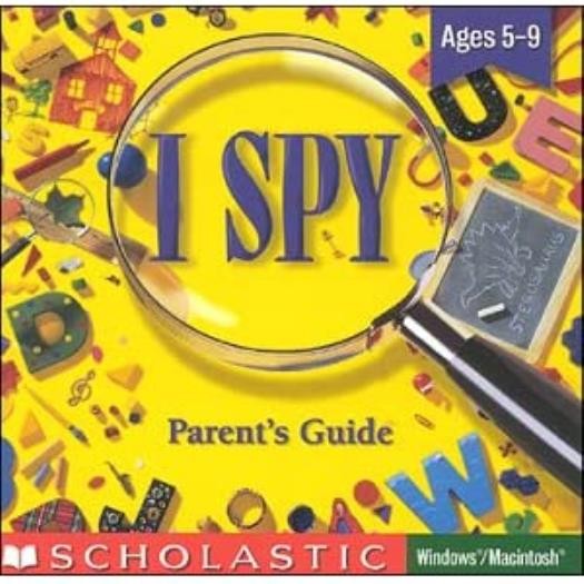 I Spy PC MAC CD seek find hidden objects riddle pictures photo thinking kid game