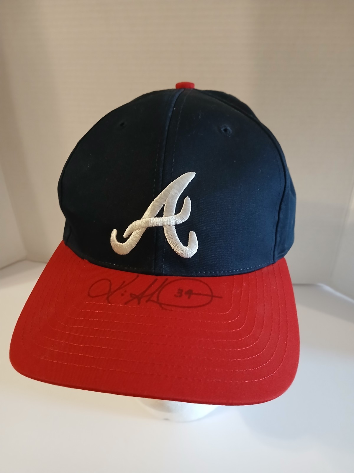 kevin millwood auto Hat Atlanta Braves Mlb Baseball Signature