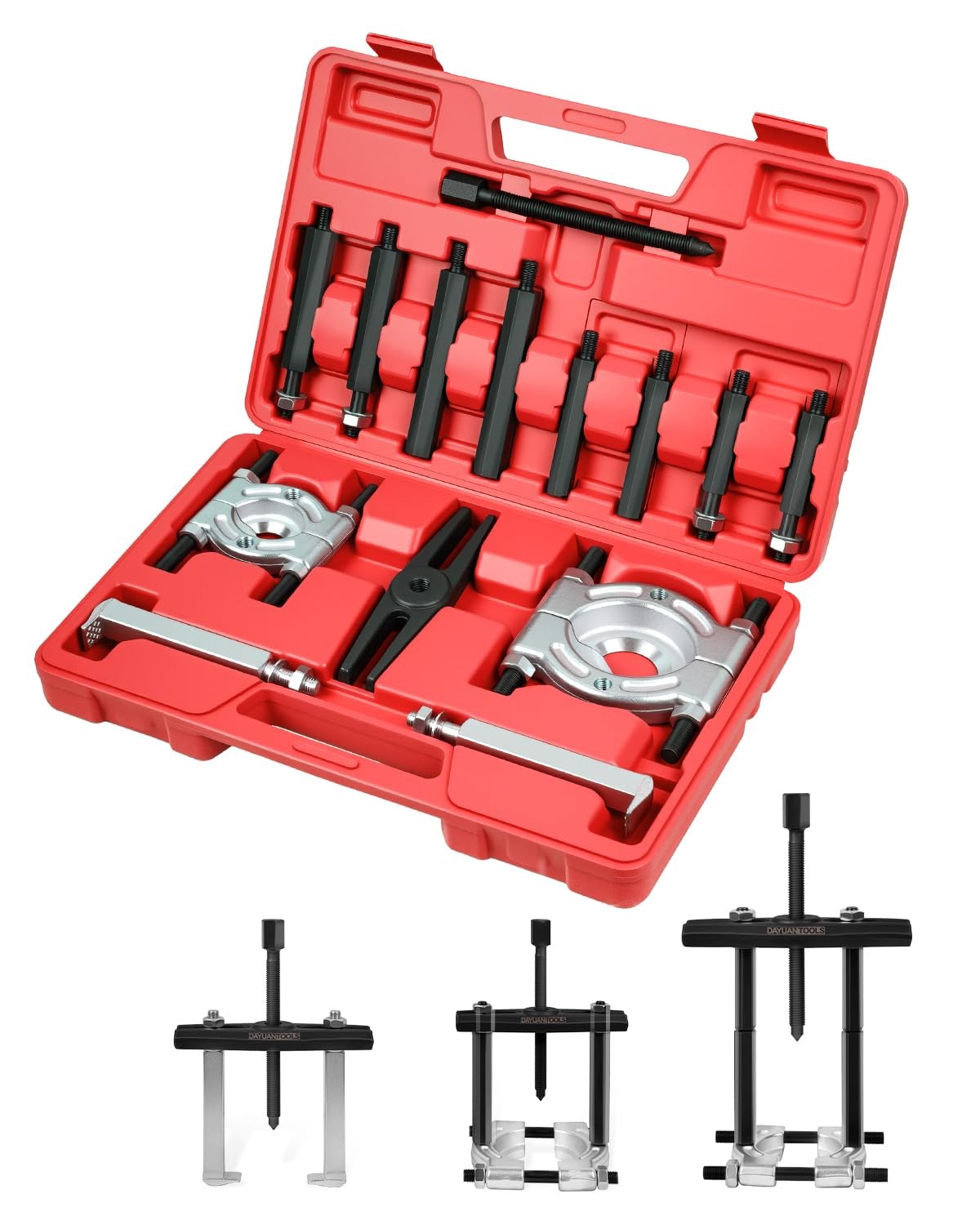 Bearing Separator Puller Set 5 Ton 2 & 3 Inch Heavy Duty Splitter Kit 14 PCS