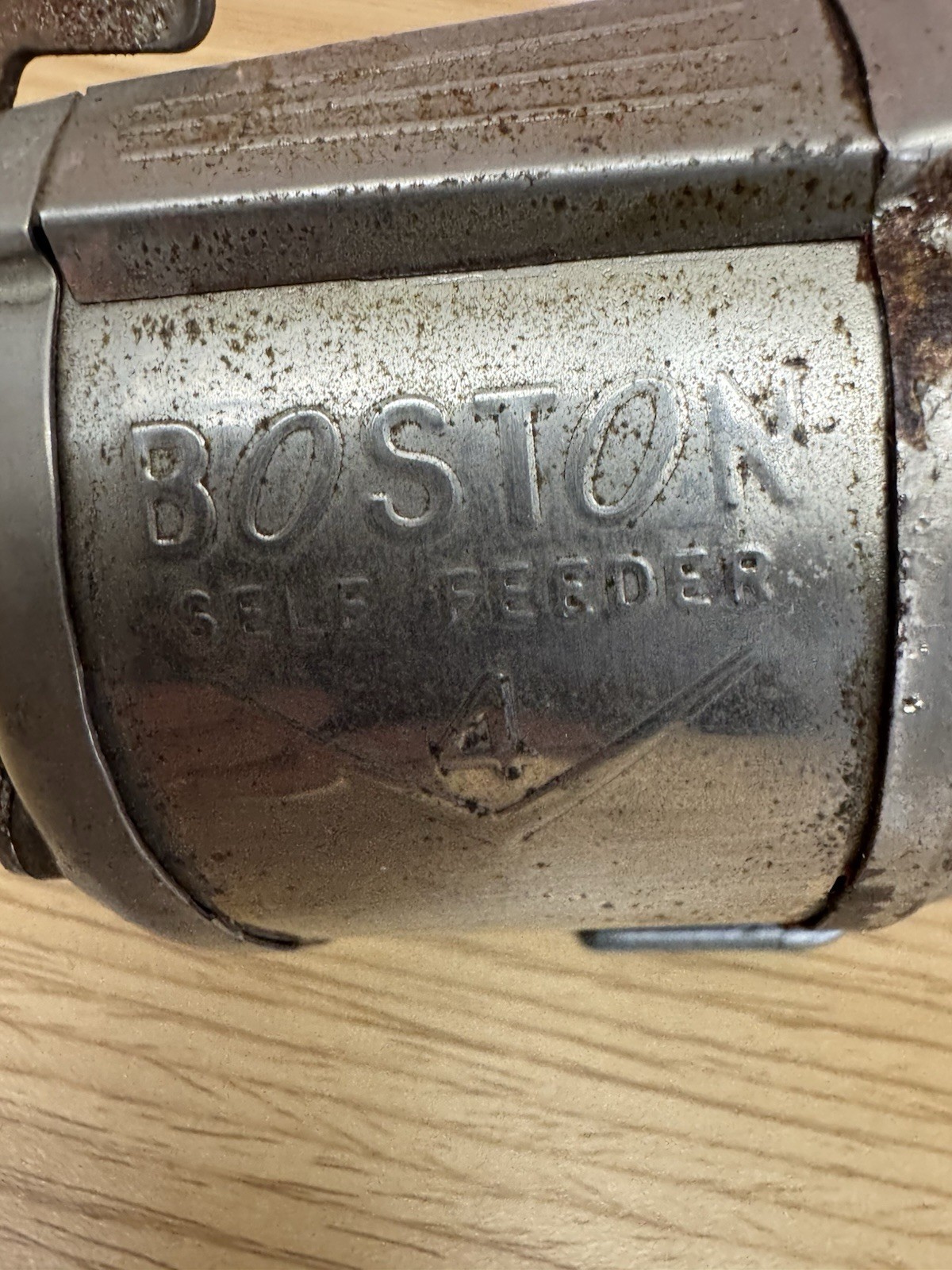 Vintage Boston Model 4 Pencil Sharpener Wall Or Desk Mounted School Office