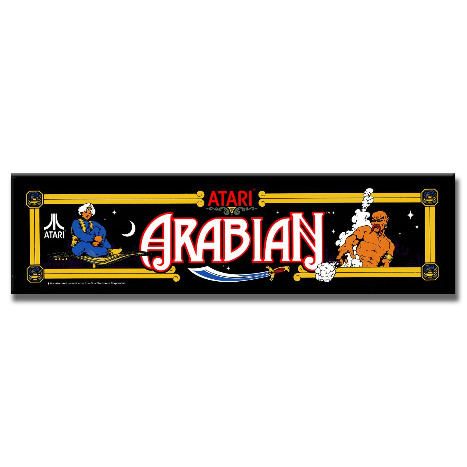 Arabian Premium Arcade Marquee Reproduction Backlit Sign Insert