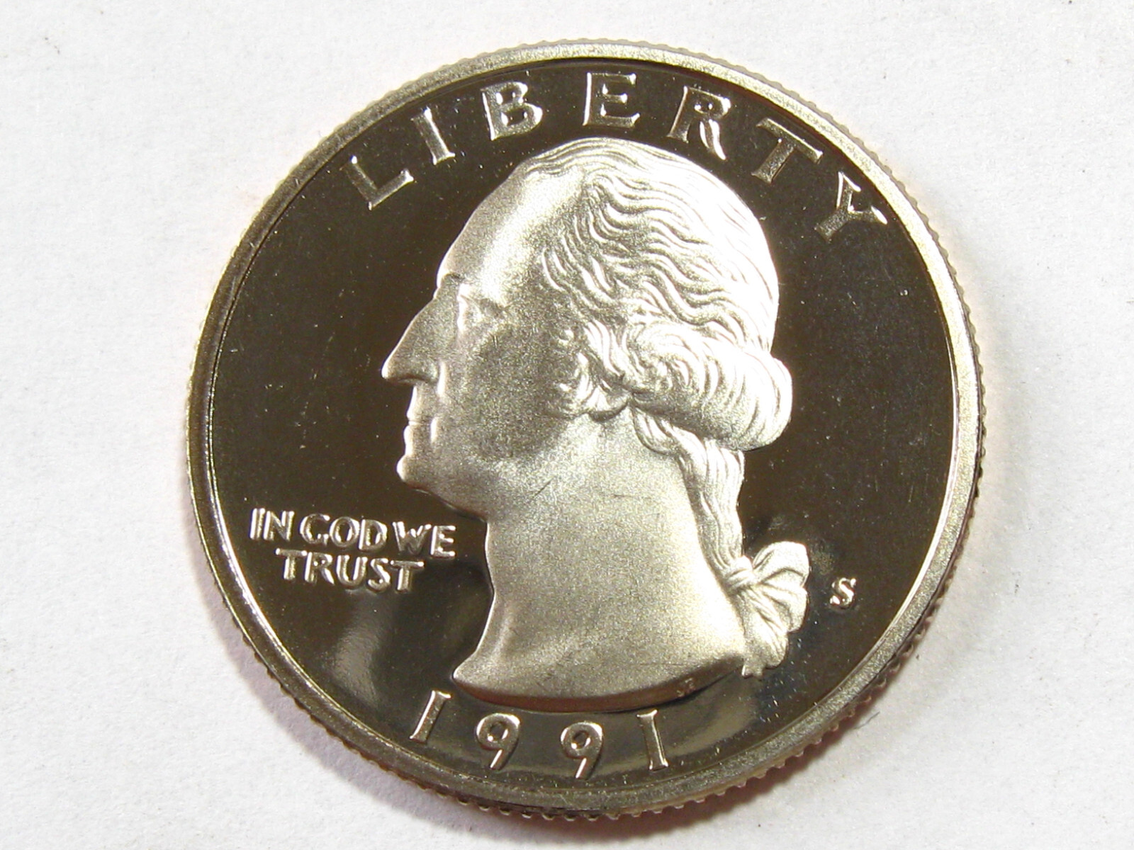 Uncirculated GEM PROOF 1991-S Washington Quarter - #10031-10