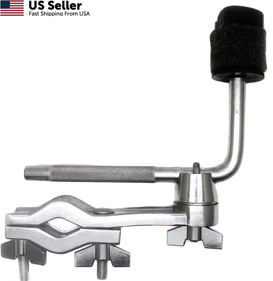 Jiayouy Drum Set Mounting Clamp Chrome Cymbal Boom Arm with silver