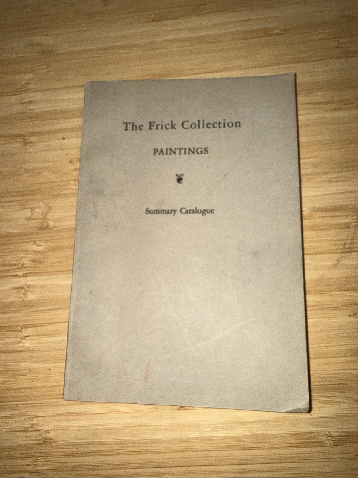 The Frick Collection Paintings Summary Catalogue 1935 Illustrated Booklet