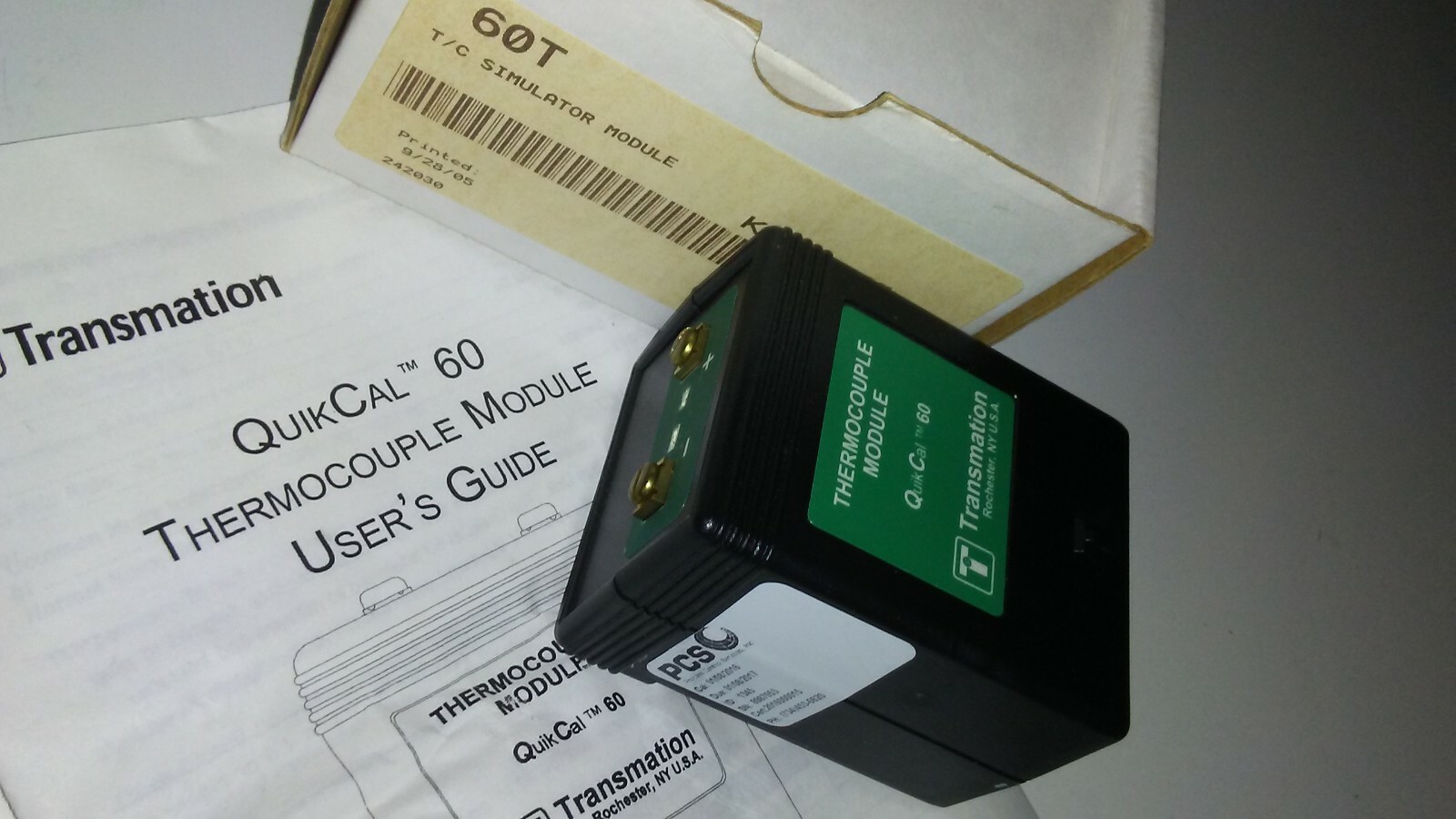 Transmation Quick Cal 60 Thermocouple Module ((SURPLUS))