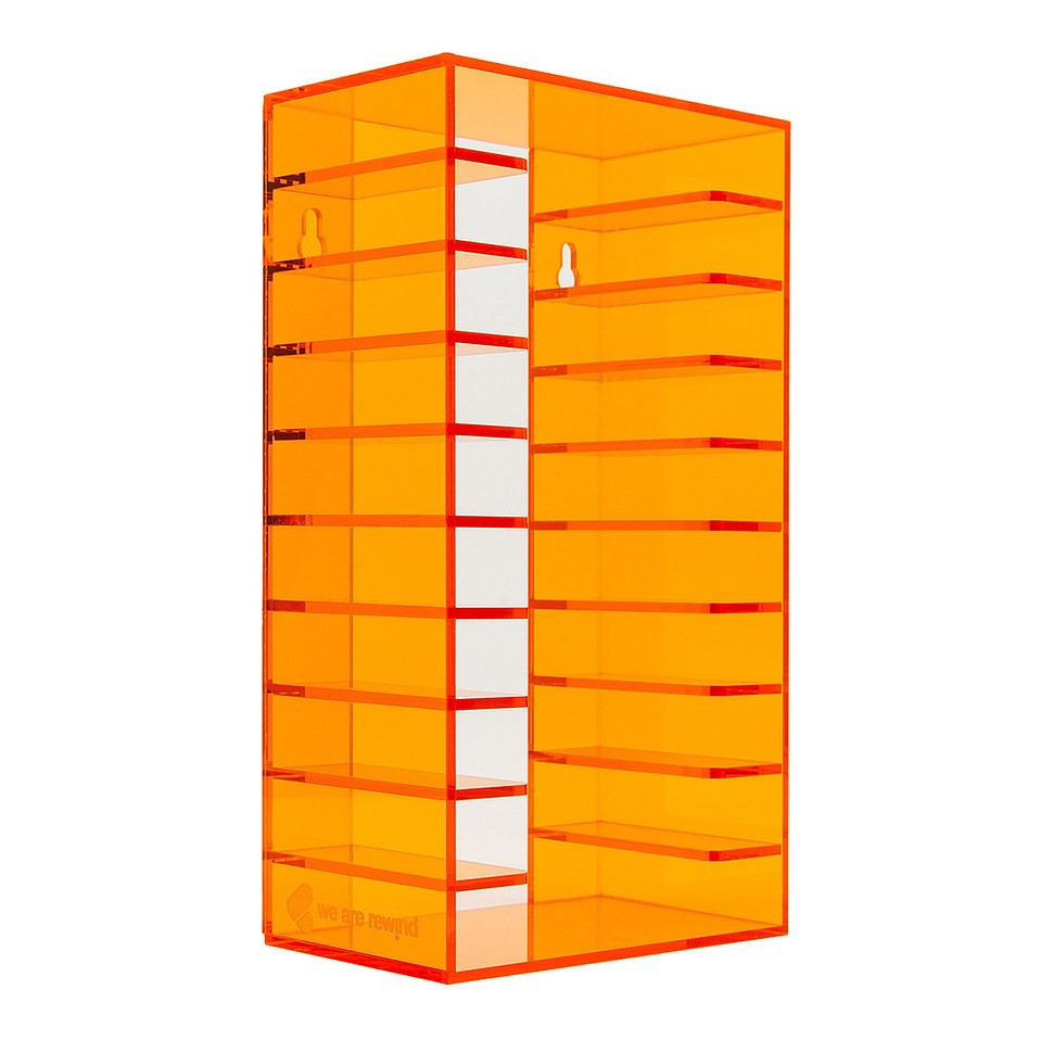 We Are Rewind - RACK-001 Cassette Tape Rack Orange