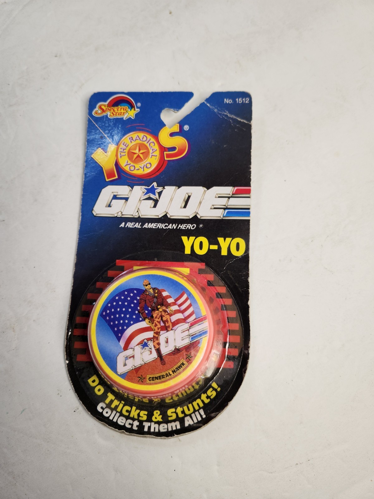 GI Joe Yo-Yo General Hawk Spectra Star 90's Toy Vintage Retro American Hero ARAH