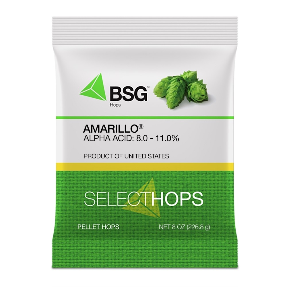 Amarillo Hop Pellets - 8 oz