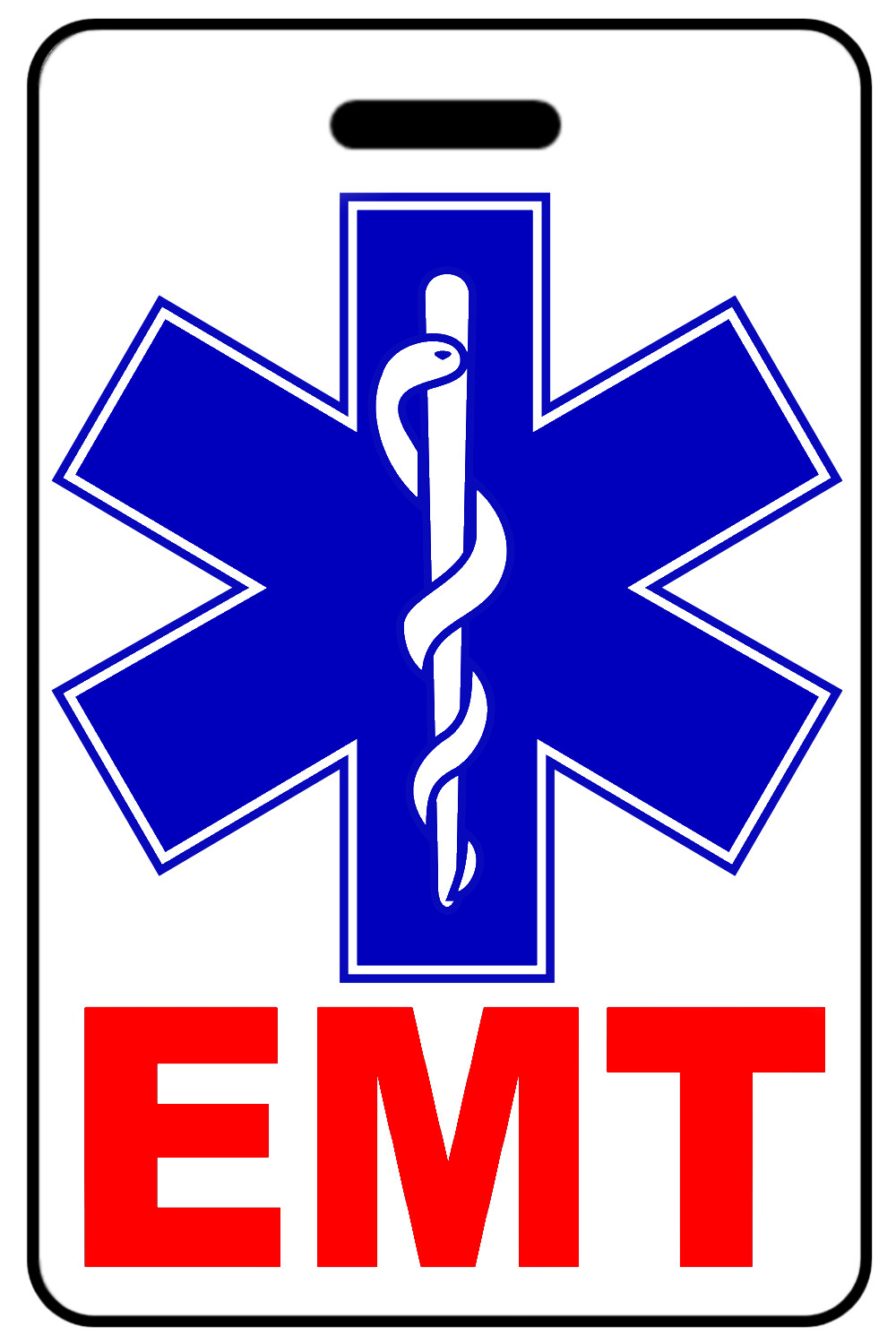 Personalized EMT Luggage/Gear Bag Tag