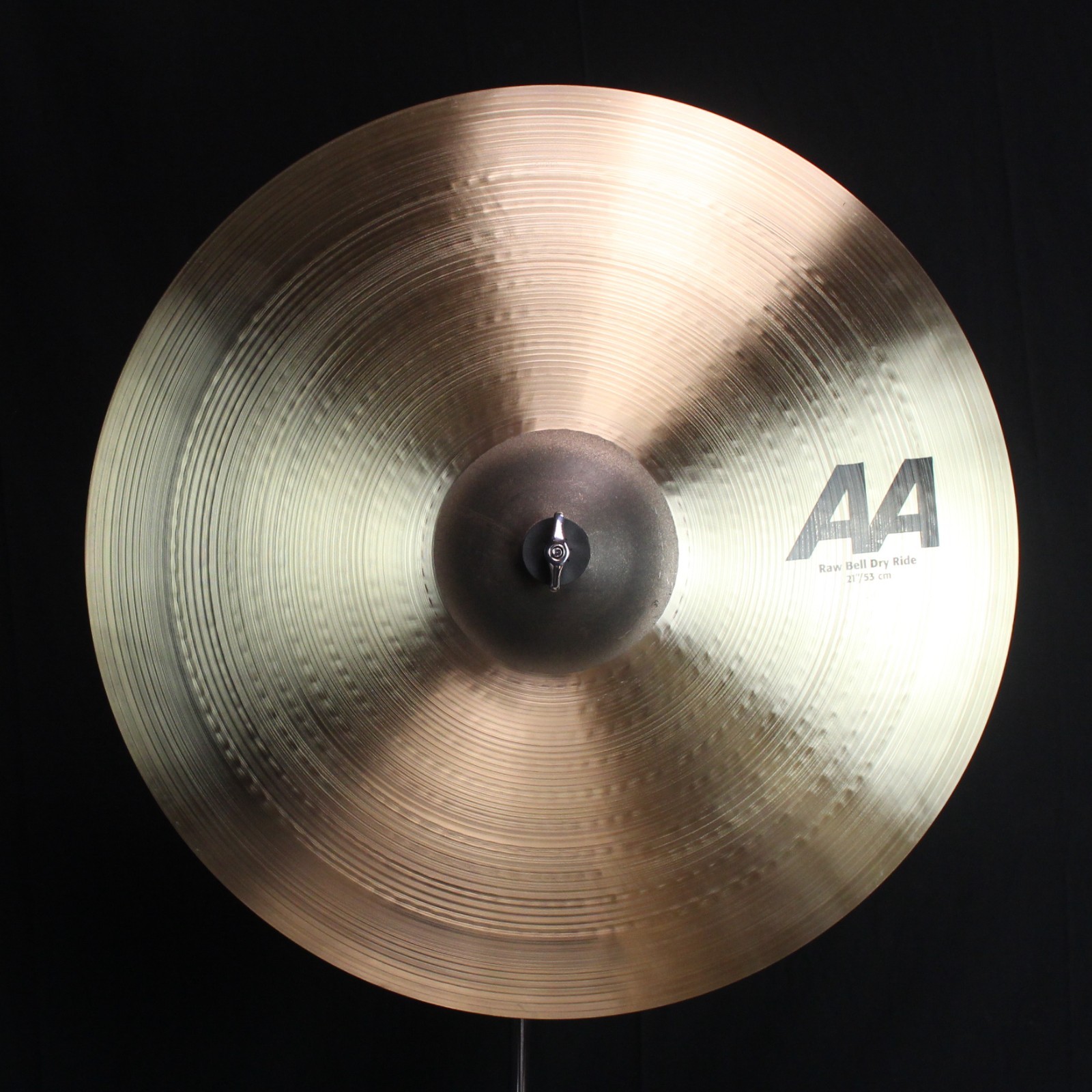 Sabian 21" AA Raw Bell Dry Ride - 3326g (video demo)