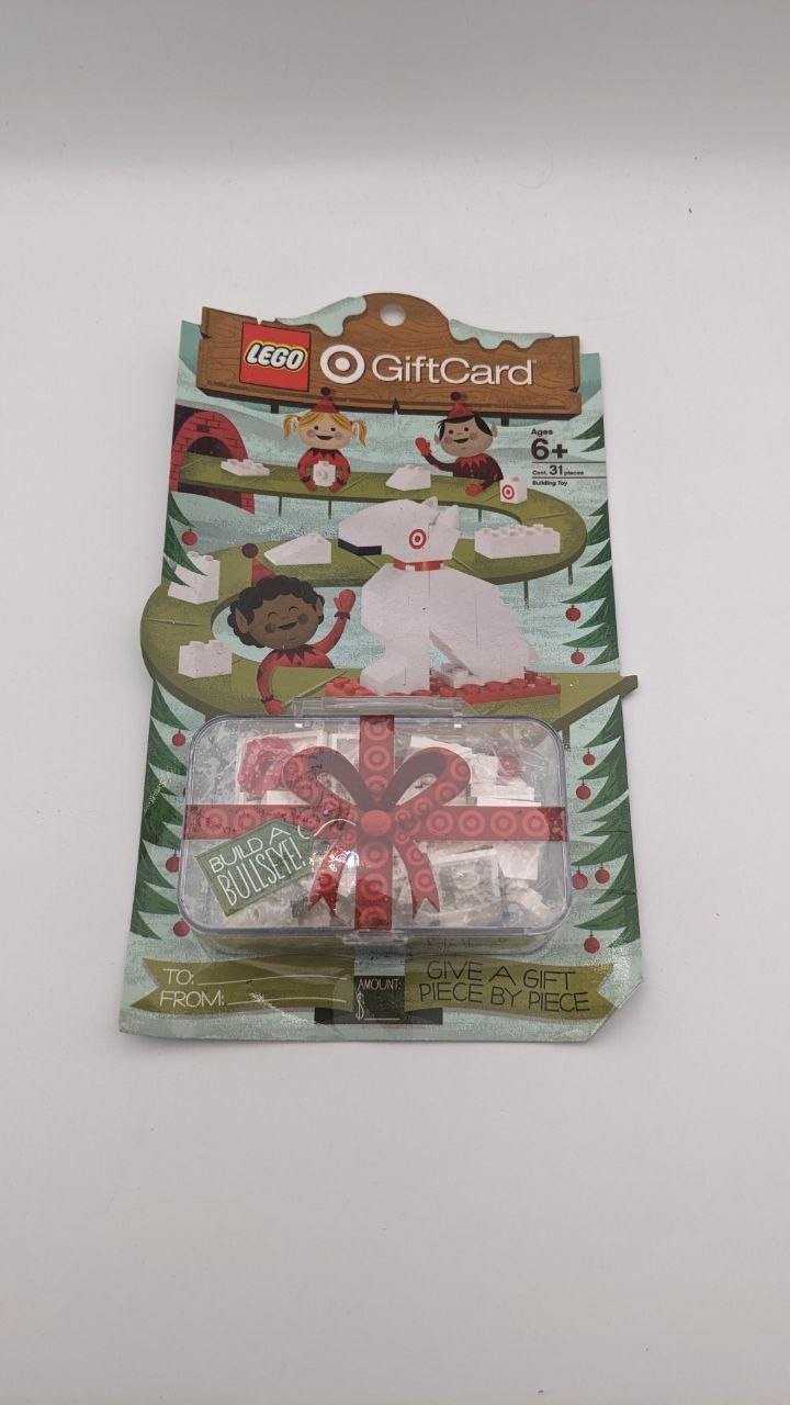 NEW LEGO BUILD-A-BULLSEYE TARGET DOG 2010 RETIRED SET 4613985 GIFT CARD No Value