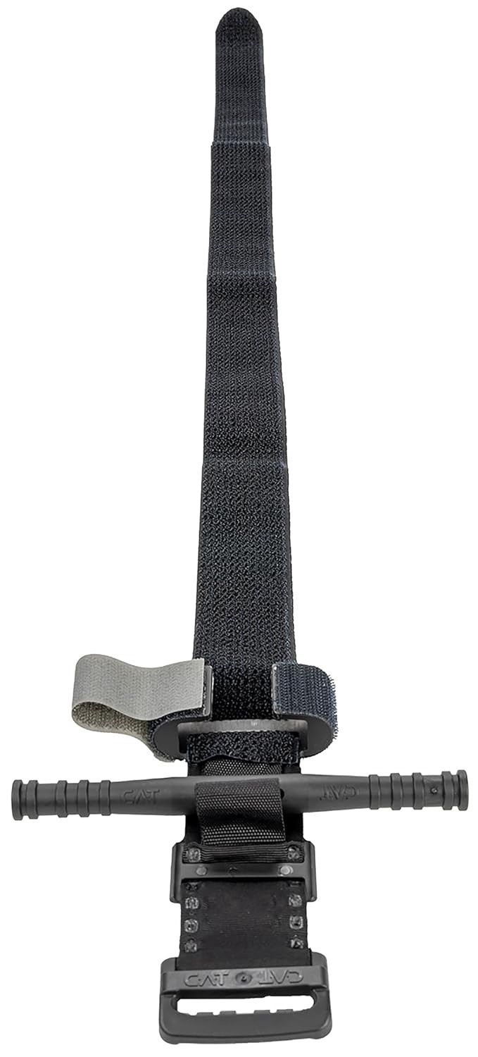 3 Pcs Adjustable Nylon Strap with Rod Handle – Black Utility Band 止血带