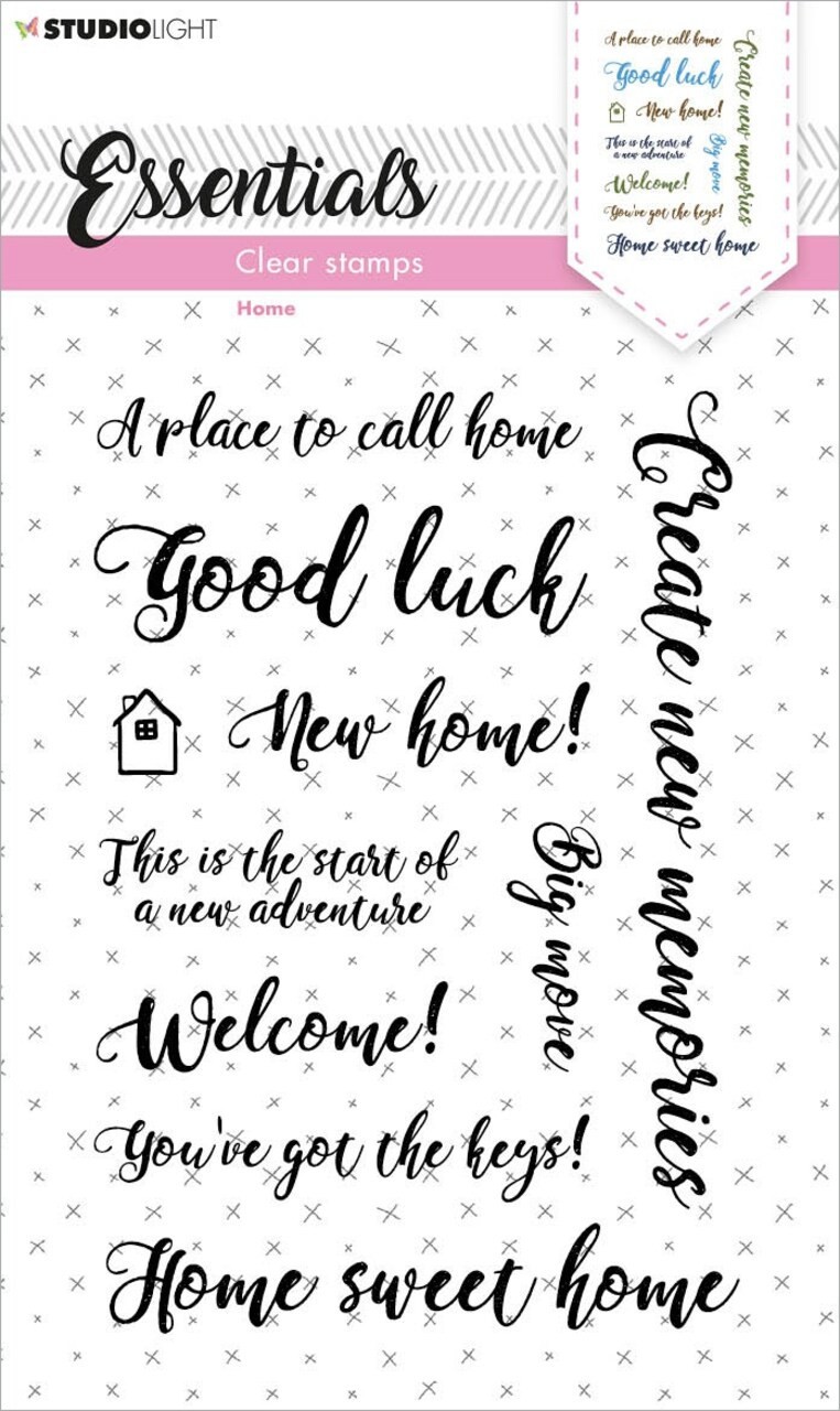 STUDIO LIGHT - ACRYLIC STAMPS - HOME