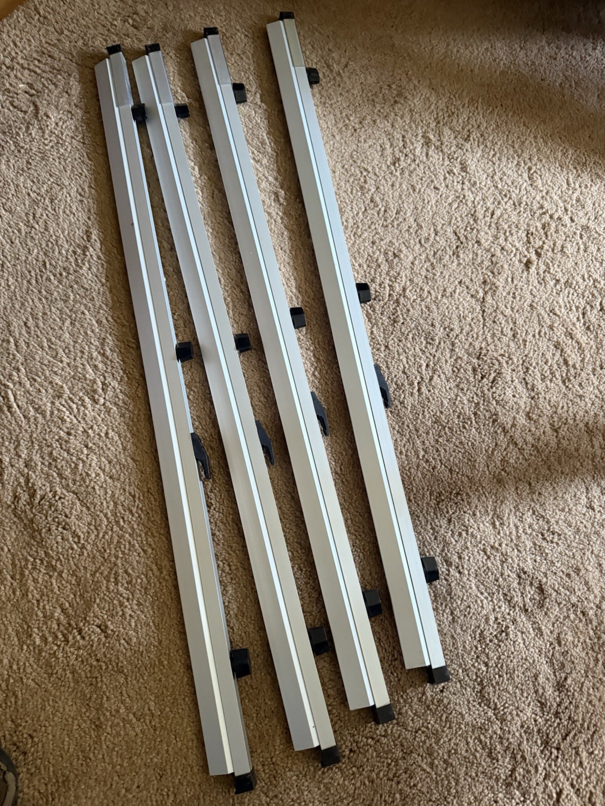 36” Aluminum Plan Holder - Adjustable Thickness 4 Pieces
