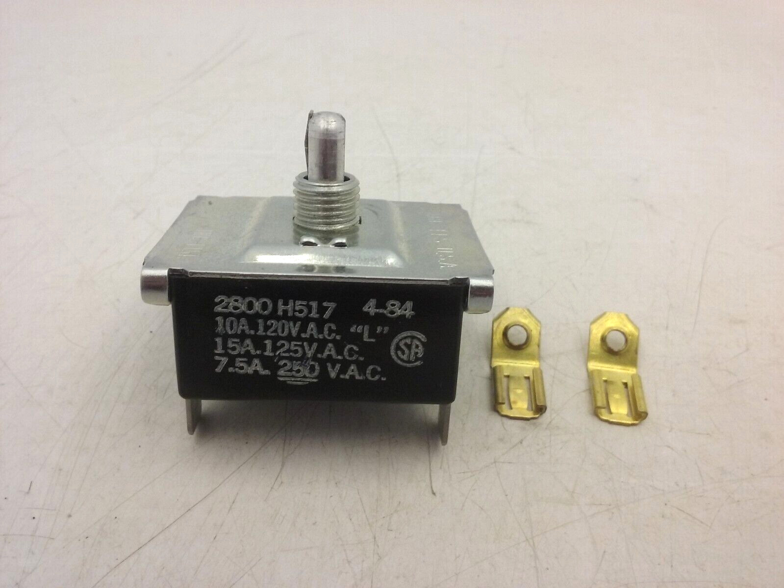 ARK-LES 2800-H517  ROTARY SWITCH 10A-120VAC 15A-125VAC 7.5A 250VAC NNB