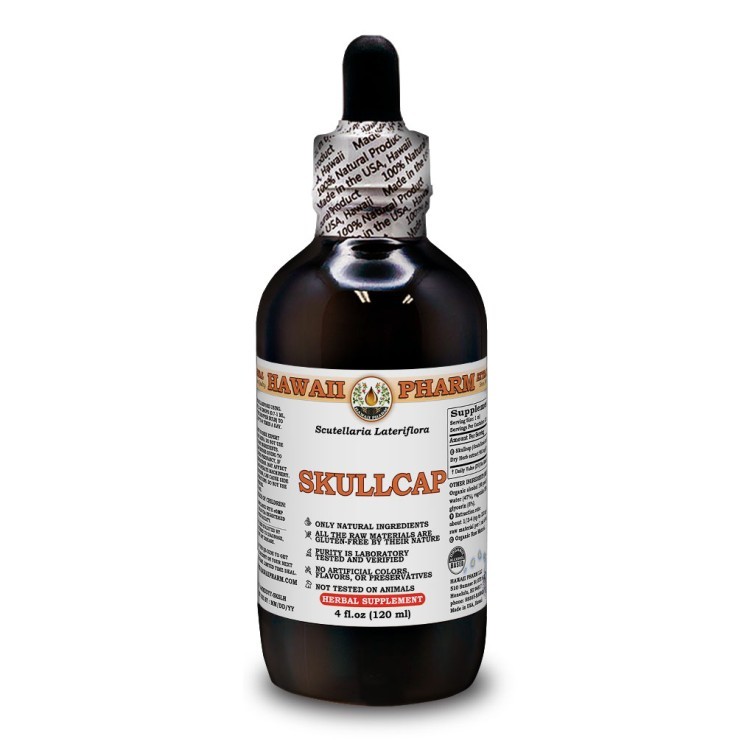 Skullcap (Scutellaria Lateriflora) Dried Herb Liquid Extract