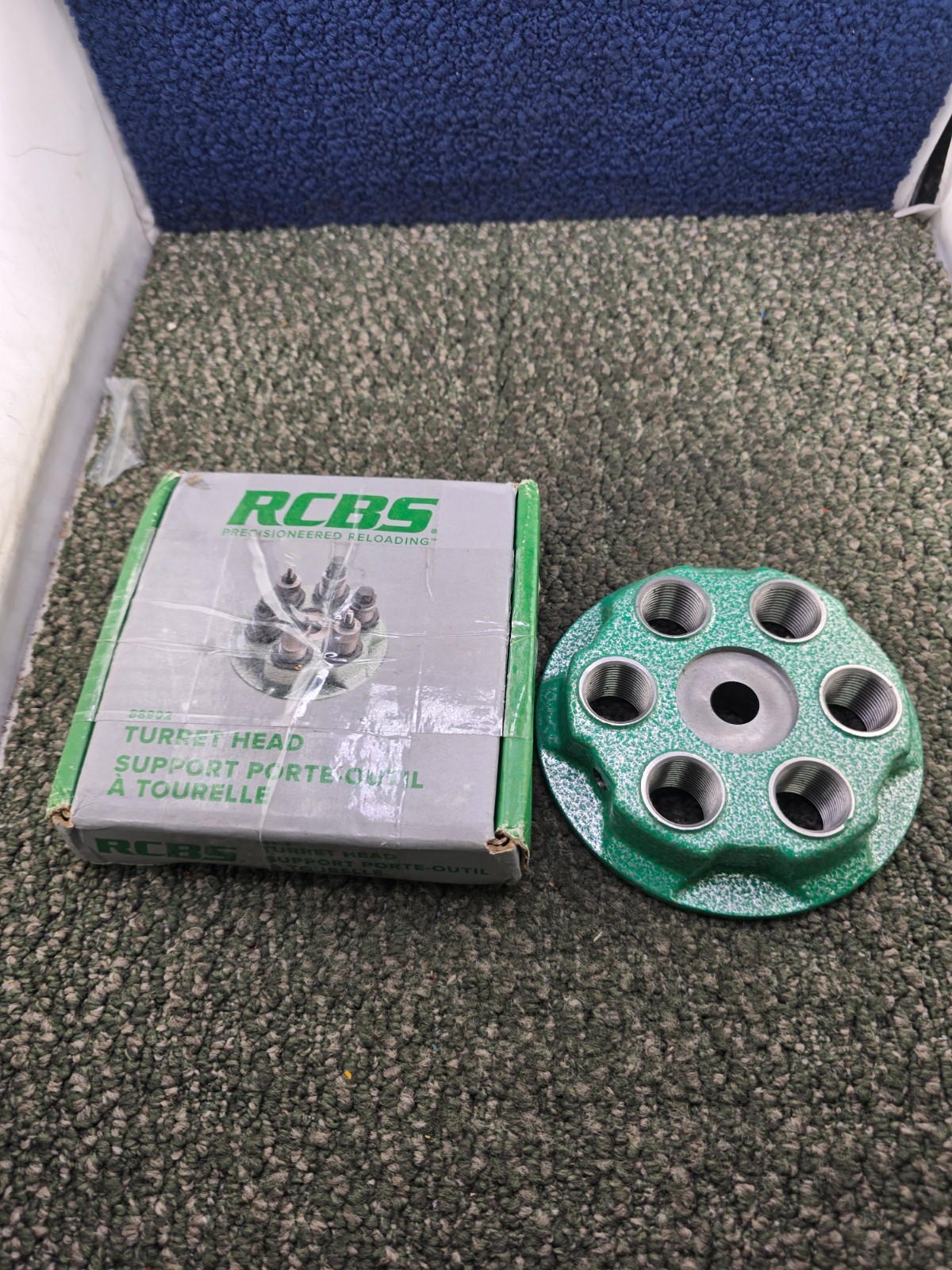 RCBS 88902 6-Station One-Bolt Replacement Turret Head For Turret Reloading Press