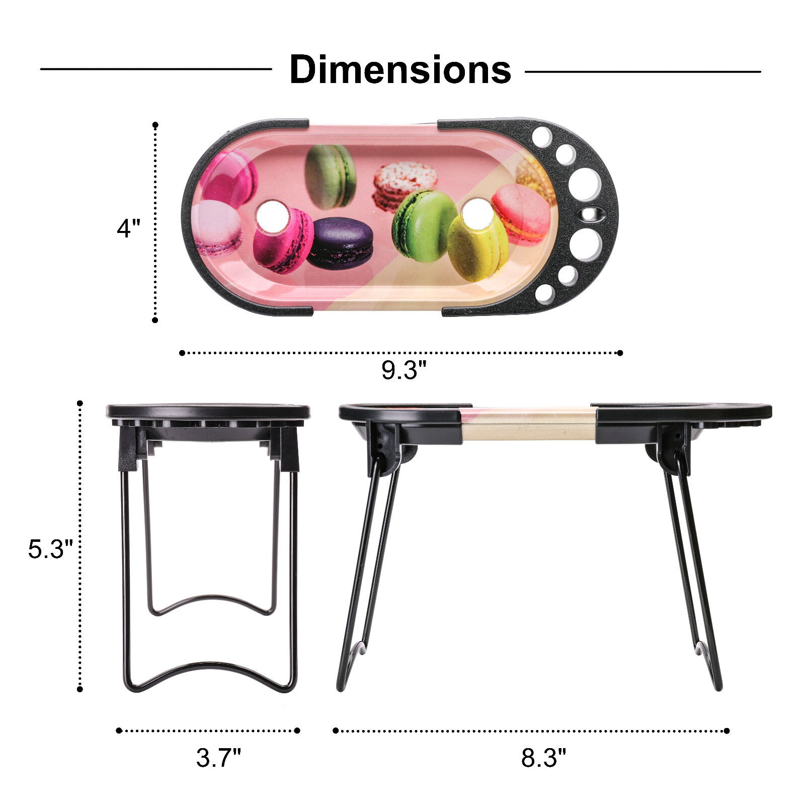 Macaroo Cone Filler Pre Roll Machine Metal Rolling Tray Foldable Stand Brush