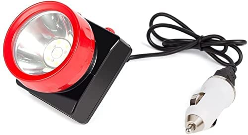 LED Headlamp Headlight Flashlight for Miner Mining Camping Hunting Charger Cable
