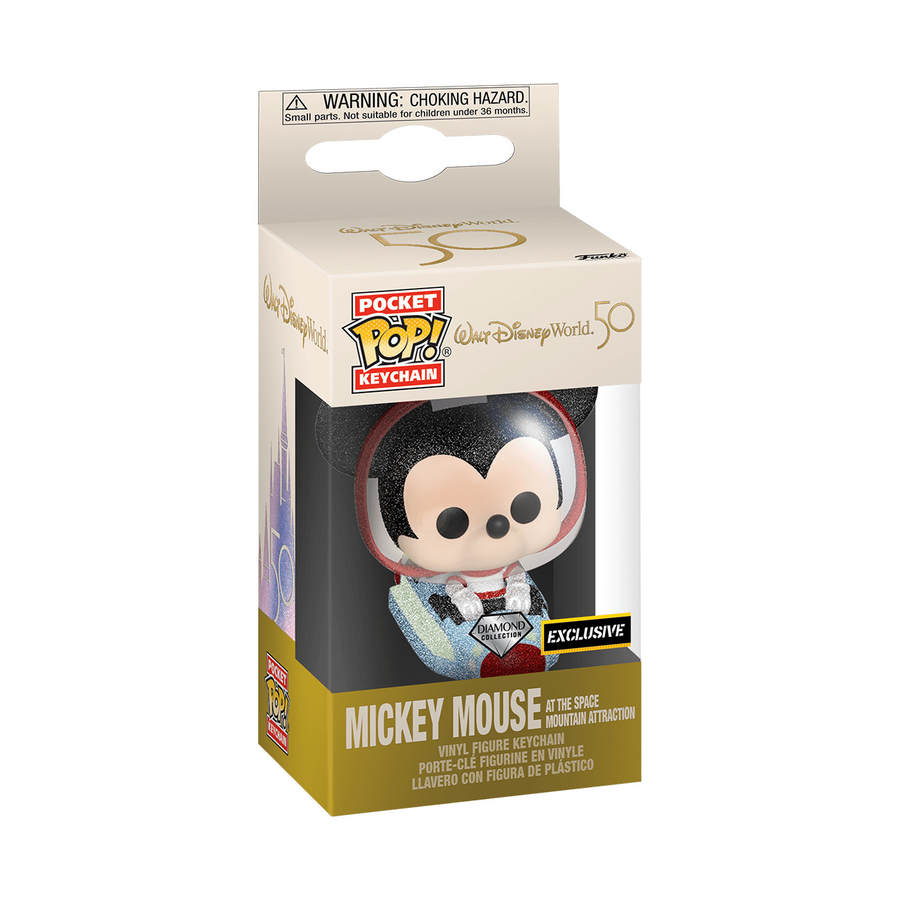 Funko Mickey Mouse at the Space Mountain Attraction Glitter