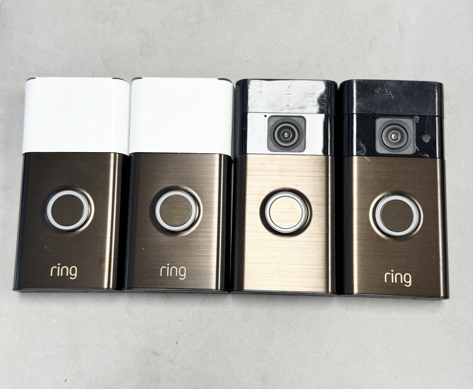 [LOT OF 4] Ring Battery Doorbells Venetian Bronze