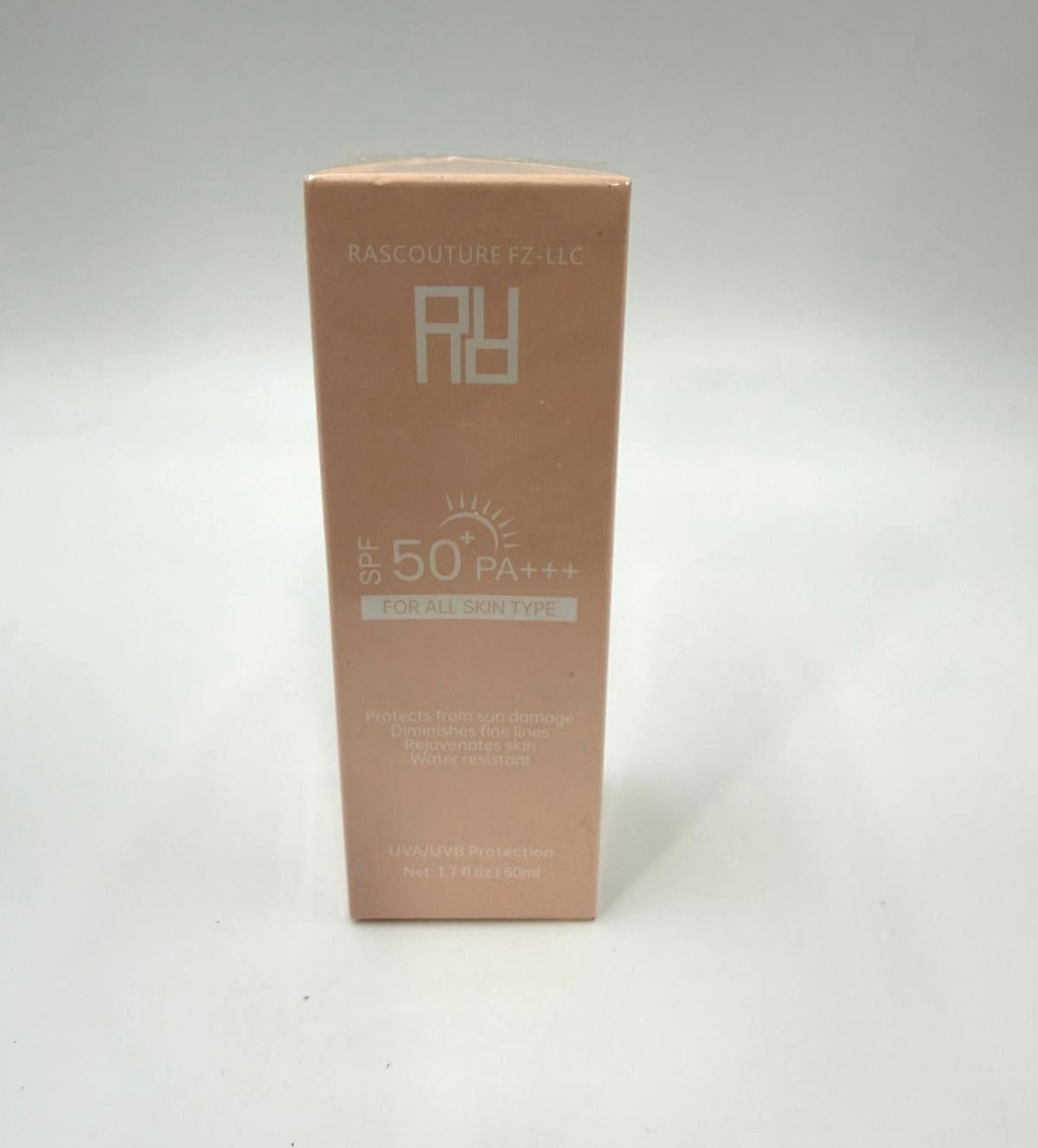 RASCOUTURE FZ-LLC Face Sunscreen SPF 50 Water-Resistant UVA/UVB Protection