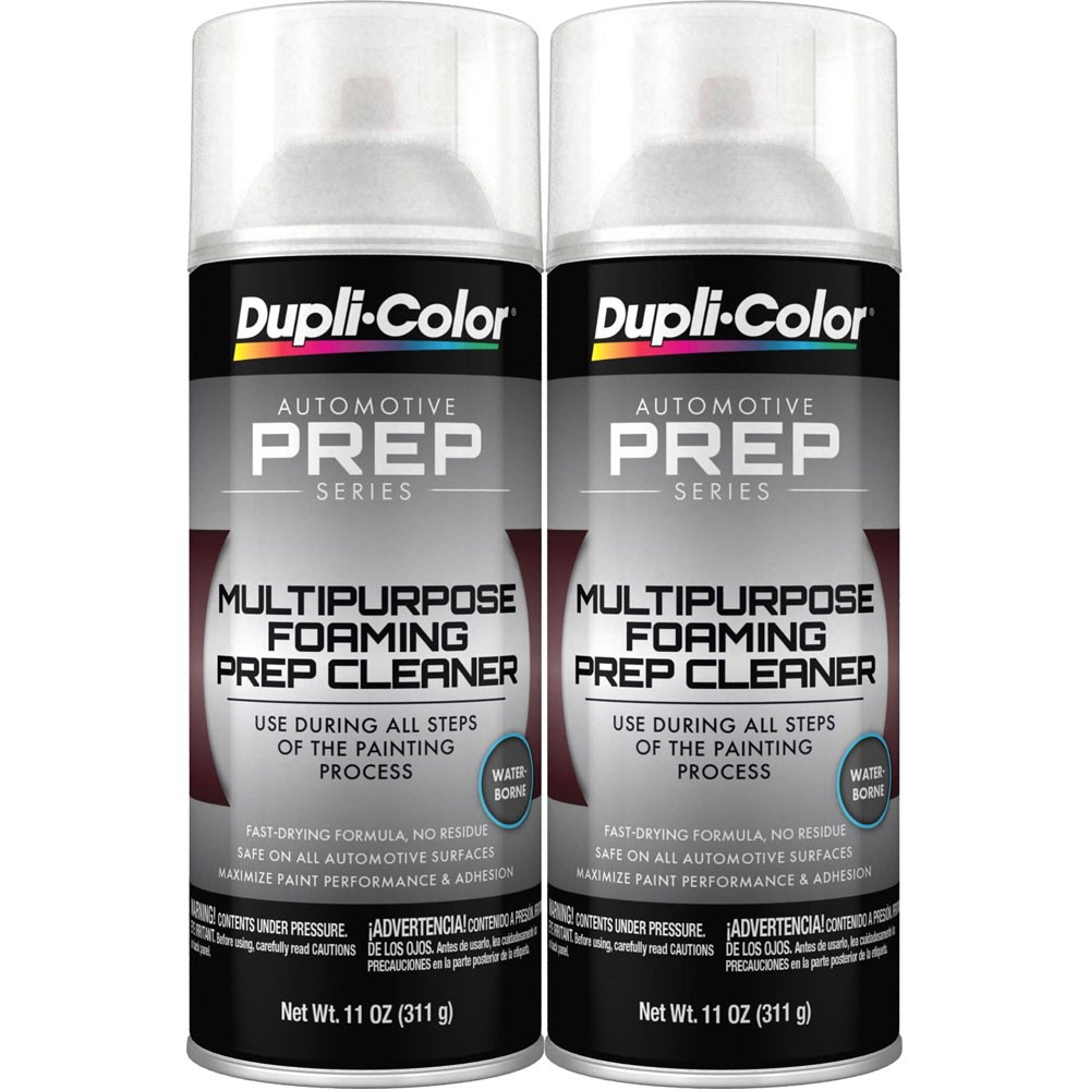 Duplicolor PS200 (2-Pack), Multi-Purpose Foaming Prep Cleaner, 11 oz Aerosol