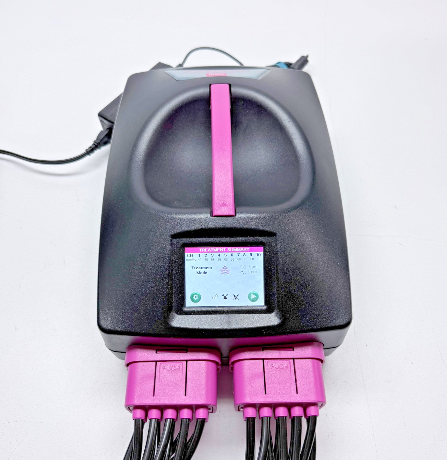 Medi PCS Genius Compression Pump PCS25U1 w/ Two 10-Chamber Leg Garments Small