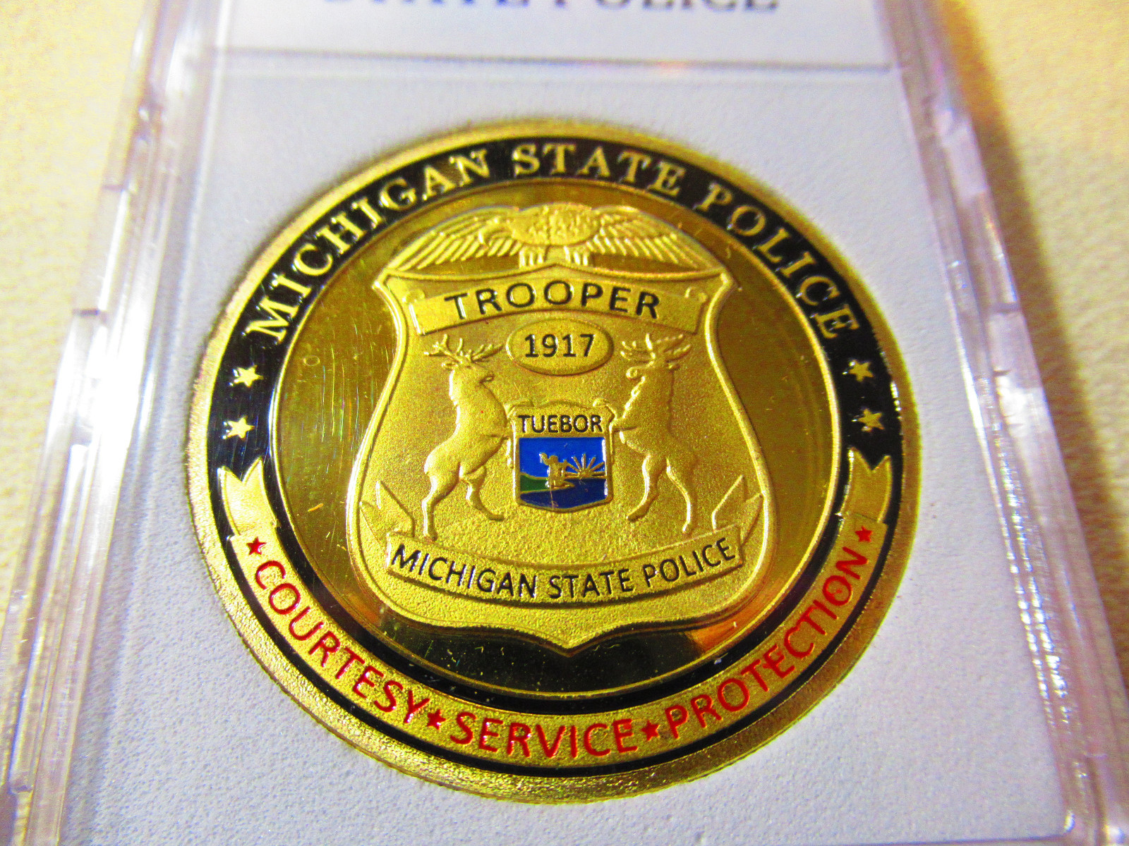 MICHIGAN STATE POLICE Challenge Coin