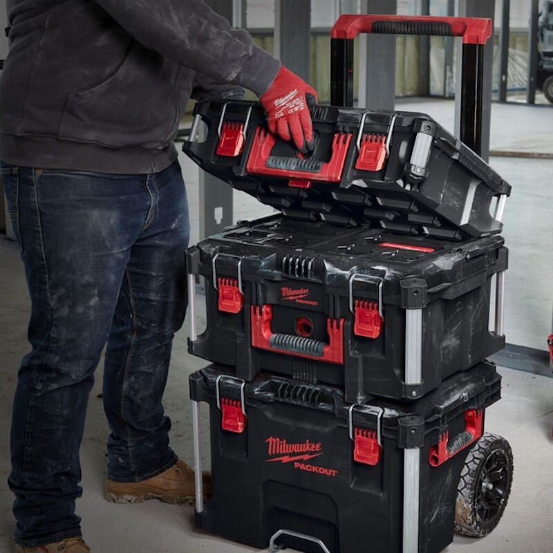 Milwaukee 4932464079 PACKOUT Toolbox - Large - Black Edition